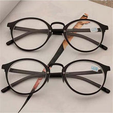 Load image into Gallery viewer, Round Finished Myopia Glasses Women Men Ultralight Black Frame Short-sight  Eyewear Prescription -1.0 -1.5 -2 -2.5 -3 -3.5 -4