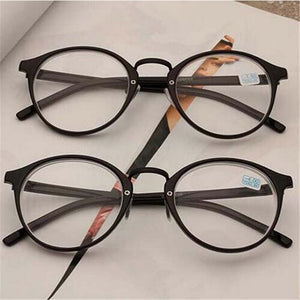 Round Finished Myopia Glasses Women Men Ultralight Black Frame Short-sight  Eyewear Prescription -1.0 -1.5 -2 -2.5 -3 -3.5 -4