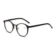 Load image into Gallery viewer, Round Finished Myopia Glasses Women Men Ultralight Black Frame Short-sight  Eyewear Prescription -1.0 -1.5 -2 -2.5 -3 -3.5 -4