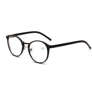 Round Finished Myopia Glasses Women Men Ultralight Black Frame Short-sight  Eyewear Prescription -1.0 -1.5 -2 -2.5 -3 -3.5 -4