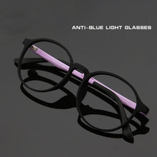 Load image into Gallery viewer, Round Frame Anti-Blue Light Glasses TR90 Frame Light Computer Mobile Phone Goggles Comfortable For Teenagers