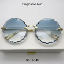 Load image into Gallery viewer, Round Frameless Sunglasses Vintage Women Flower petals Brand Designer Glasses  Female Sun Glasses Sexy Eyewear