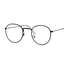Load image into Gallery viewer, Round Glasses Frame Men Anti Blue Light Glasses Women Fake Glasses Gold Optical Oval Eyeglasses Frame Transparent Lens