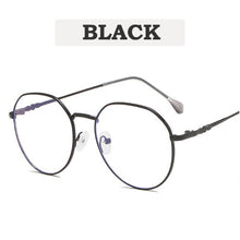 Carica l&#39;immagine nel visualizzatore di Gallery, Round Glasses Frame Men Women Vintage Prescription Eyeglasses Frame Myopia Optical SpectacClear Frame Ocules blue light Eyewear
