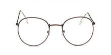Load image into Gallery viewer, Round Glasses Frame Woman Men Glasses Retro Myopia Optical Frames Metal Clear lens Black Silver Gold Eyeglasses Oculos De Grau