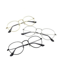 Load image into Gallery viewer, Round Glasses Frame Woman Men Glasses Retro Myopia Optical Frames Metal Clear lens Black Silver Gold Eyeglasses Oculos De Grau