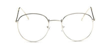 Load image into Gallery viewer, Round Glasses Frame Woman Men Glasses Retro Myopia Optical Frames Metal Clear lens Black Silver Gold Eyeglasses Oculos De Grau