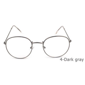 Round Glasses Frame Woman Men Glasses Retro Optical Frames Metal Clear Lens Black Silver Gold Eyeglasses Spectacle Frames