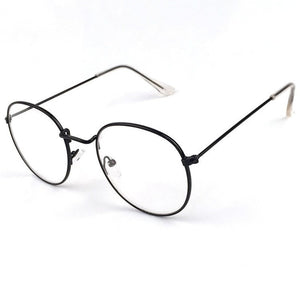 Round Glasses Frame Woman Men Glasses Retro Optical Frames Metal Clear Lens Black Silver Gold Eyeglasses Spectacle Frames