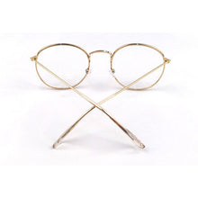 Load image into Gallery viewer, Round Glasses Frame Woman Men Glasses Retro Optical Frames Metal Clear Lens Black Silver Gold Eyeglasses Spectacle Frames