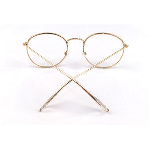Round Glasses Frame Woman Men Glasses Retro Optical Frames Metal Clear Lens Black Silver Gold Eyeglasses Spectacle Frames
