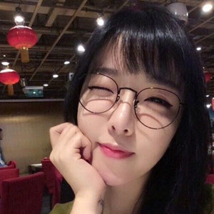 Round Glasses Frame Woman Men Glasses Retro Optical Frames Metal Clear Lens Black Silver Gold Eyeglasses Spectacle Frames