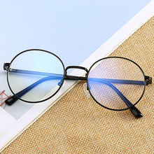 Load image into Gallery viewer, Round Glasses frame retro FemaleTransparent for Computer Lenses Metal Frame Eyeglasses Women Men Anti Blue Ray Oculos De Grau Sp