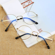 Load image into Gallery viewer, Round Glasses frame retro FemaleTransparent for Computer Lenses Metal Frame Eyeglasses Women Men Anti Blue Ray Oculos De Grau Sp