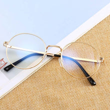 Load image into Gallery viewer, Round Glasses frame retro FemaleTransparent for Computer Lenses Metal Frame Eyeglasses Women Men Anti Blue Ray Oculos De Grau Sp