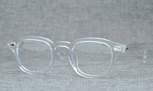 Round Handmade Acetate Frame Women Johnny Depp Glasses Men Brand Designer Computer Goggles Optical Spectacle frame Demi Myopia