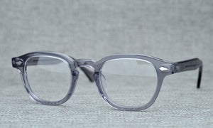 Round Handmade Acetate Frame Women Johnny Depp Glasses Men Brand Designer Computer Goggles Optical Spectacle frame Demi Myopia