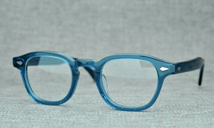 Round Handmade Acetate Frame Women Johnny Depp Glasses Men Brand Designer Computer Goggles Optical Spectacle frame Demi Myopia