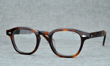 Load image into Gallery viewer, Round Handmade Acetate Frame Women Johnny Depp Glasses Men Brand Designer Computer Goggles Optical Spectacle frame Demi Myopia
