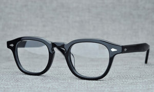 Round Handmade Acetate Frame Women Johnny Depp Glasses Men Brand Designer Computer Goggles Optical Spectacle frame Demi Myopia