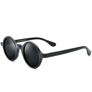 Round Johnny Depp Sunglasses Men Woman Brand Designer Acetate Frame Polarized lens Driving Shades  SQ19-2