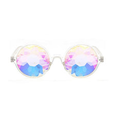 Load image into Gallery viewer, Round Kaleidoscope Glasses Rave Festival Men Women Brand Designer Holographic Kaleidoscope Female Male Sunglasses Retro