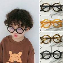 Load image into Gallery viewer, Round  Kids Glasses Children&#39;s glasses Girls Boys Children&#39;s Transprent Frame Baby Gift Safety Sunglases  2-12