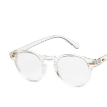Load image into Gallery viewer, Round Lense Clear Frame sunglasses Gregory Peck Brand Designer men women Sunglass retro gafas oculos 2023 Fashion