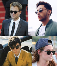 Load image into Gallery viewer, Round Lense Clear Frame sunglasses Gregory Peck Brand Designer men women Sunglass retro gafas oculos 2023 Fashion