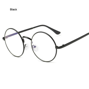Round Metal Glasses for Computer Anti Blue Ray Frame Women Men Eyeglasses Transparent Spectacles Oculos De Grau