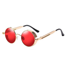 Load image into Gallery viewer, Round Metal Sunglasses Steampunk Men Women Glasses Brand Designer Retro Vintage Sunglasses UV400 gafas de sol очки