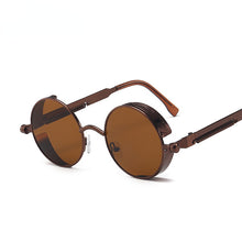 Load image into Gallery viewer, Round Metal Sunglasses Steampunk Men Women Glasses Brand Designer Retro Vintage Sunglasses UV400 gafas de sol очки