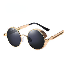 Load image into Gallery viewer, Round Metal Sunglasses Steampunk Men Women Glasses Brand Designer Retro Vintage Sunglasses UV400 gafas de sol очки