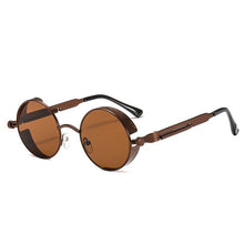 Load image into Gallery viewer, Round Metal Sunglasses Steampunk Men Women Glasses Brand Designer Retro Vintage Sunglasses UV400 gafas de sol очки