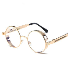 Load image into Gallery viewer, Round Metal Sunglasses Steampunk Men Women Glasses Brand Designer Retro Vintage Sunglasses UV400