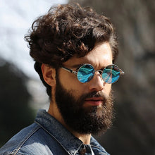 Load image into Gallery viewer, Round Metal Sunglasses Steampunk Men Women Glasses Brand Designer Retro Vintage Sunglasses UV400