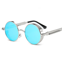 Load image into Gallery viewer, Round Metal Sunglasses Steampunk Men Women Glasses Brand Designer Retro Vintage Sunglasses UV400
