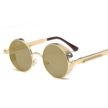 Load image into Gallery viewer, Round Metal Sunglasses Steampunk Men Women Glasses Brand Designer Retro Vintage Sunglasses UV400