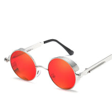 Load image into Gallery viewer, Round Metal Sunglasses Steampunk Men Women Glasses Brand Designer Retro Vintage Sunglasses UV400