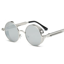 Load image into Gallery viewer, Round Metal Sunglasses Steampunk Men Women Glasses Brand Designer Retro Vintage Sunglasses UV400