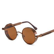 Load image into Gallery viewer, Round Metal Sunglasses Steampunk Men Women Glasses Brand Designer Retro Vintage Sunglasses UV400