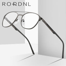 Load image into Gallery viewer, Round Myopia Optical Glasses Frame for Men Sport Style Prescription Eyeglasses Frame Male Ultralight Vintage Spectacles Frame