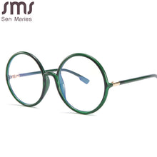 Load image into Gallery viewer, Round Optical Frames TR90 Anti-blue Eyeglasses Women Men Myopia Glasses Frames Retro Clear Prescription Frame Lady UV400