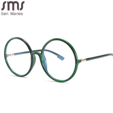 Round Optical Frames TR90 Anti-blue Eyeglasses Women Men Myopia Glasses Frames Retro Clear Prescription Frame Lady UV400
