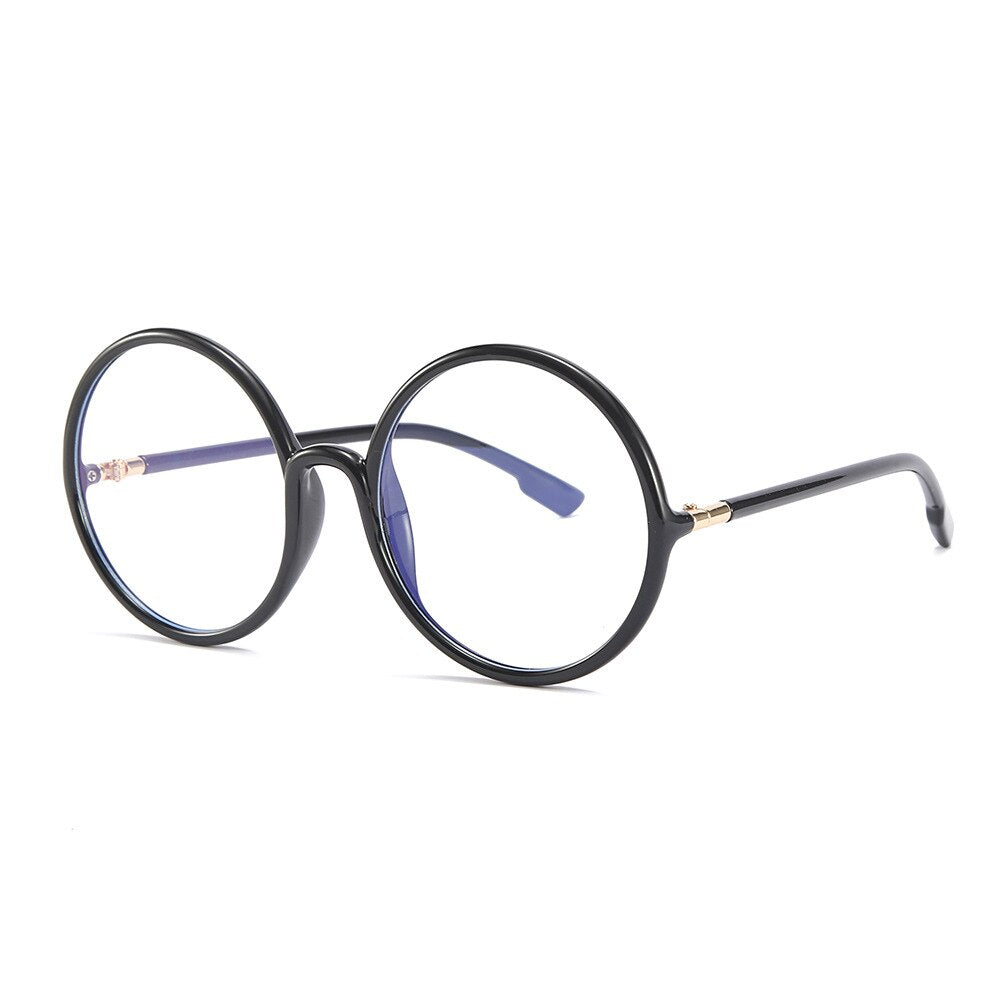 Round Optical Frames TR90 Anti-blue Eyeglasses Women Men Myopia Glasses Frames Retro Clear Prescription Frame Lady UV400