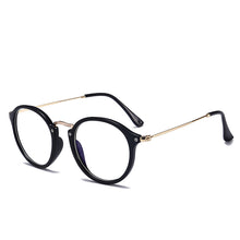 Load image into Gallery viewer, Round Optical Frames Women Spectacle Blue Light Blocking Glasses Men Transparent Clear Lens Glass Cat Eye Computer Eyeglasses