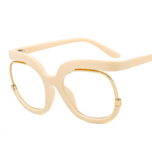Carica l&#39;immagine nel visualizzatore di Gallery, Round Optical Glasses Frames Men Women Oversized Prescription Glasses Clear Lens Rainbow Frame Eyeglasses Spectacle Frame