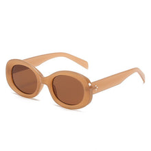Load image into Gallery viewer, Round Oval Women Sunglasses 2023 Rectangle Small Frames Sun Glasses Female  Punk Vintage Sunglasses Gafas De Sol