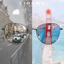 Load image into Gallery viewer, Round Photochromic Sunglasses For Women Men Sun Glasses Polarized Driving Glasses Chameleon Lens Anti-Glare lentes de sol hombre