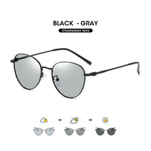 Load image into Gallery viewer, Round Photochromic Sunglasses For Women Men Sun Glasses Polarized Driving Glasses Chameleon Lens Anti-Glare lentes de sol hombre